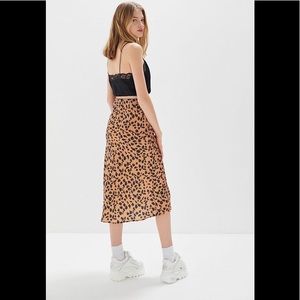 UO Rowan Midi Slip Skirt